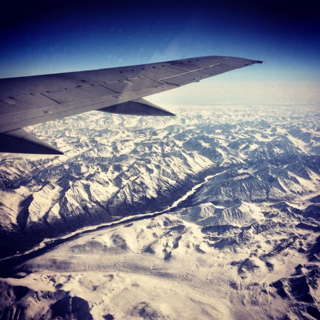 Horizon Air First Officer Bill Jacobson (@alaska737 on Instagram) snapped this photo over the Alaska Range earlier this year.