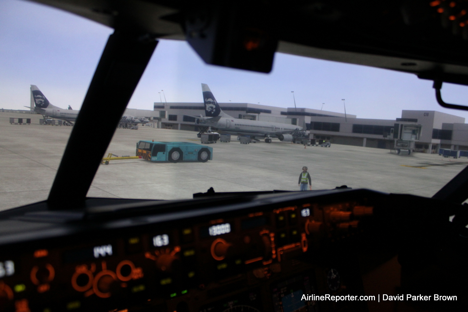 Alaska Airlines' newest Boeing 737 simulator